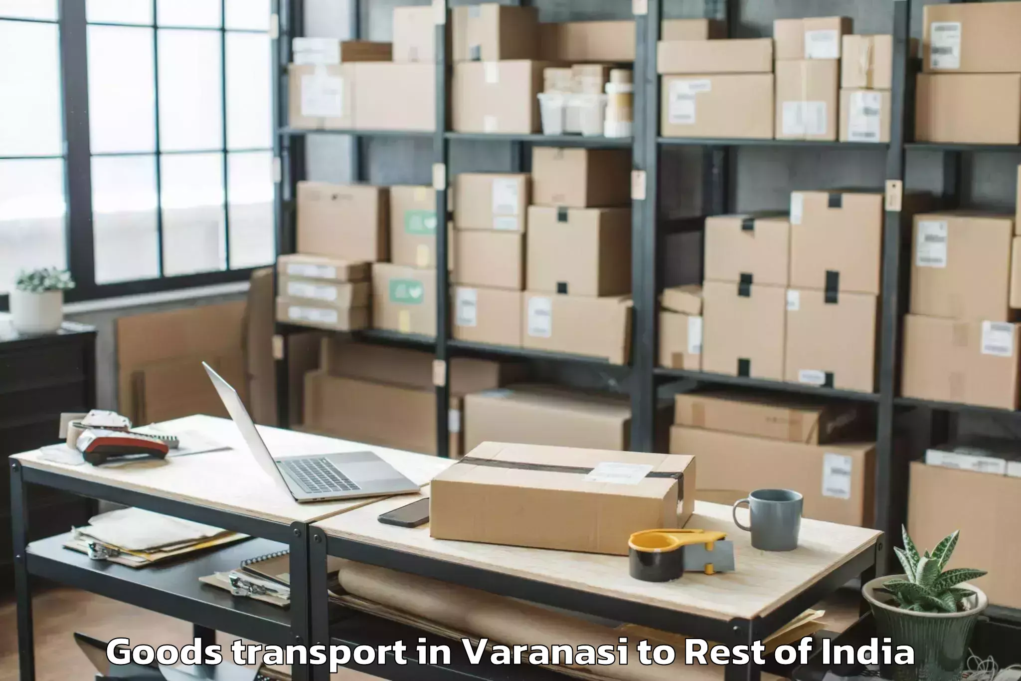 Affordable Varanasi to Mall E Decor Goods Transport